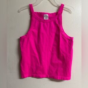No Boundaries Fuchsia Sleeveless Top